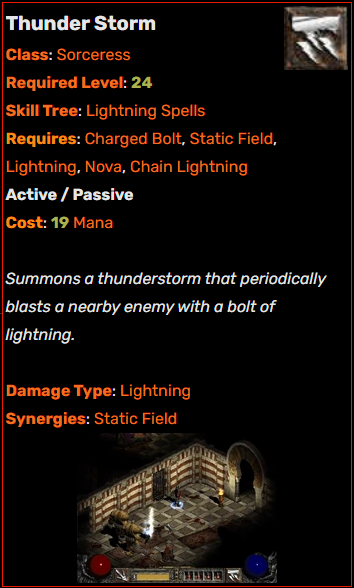 Thunder storm